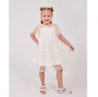 Нарядное летнее платье для девочки молочный (120494-1), Smil (Смил)