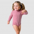 Дитячий боді-гольф для дівчинки, темно-рожевий (102683), Smil (Смил)