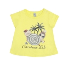 Дитяча туніка для дівчинки Карибські канікули, жовта (110579), Смил
