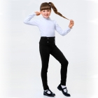 Підліткові брюки для дівчинки, чорні (115427), Smil