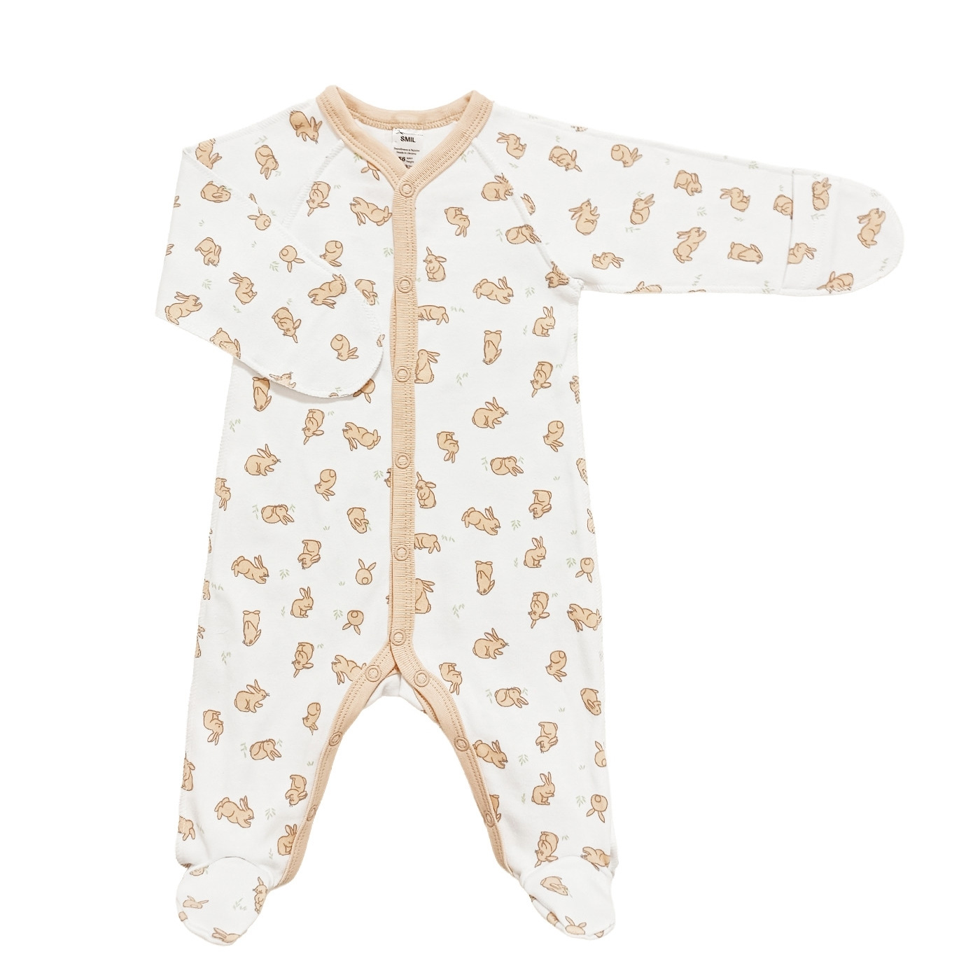 Комбинезон человечек для малыша Зайчики (108721-1), Smil (Смил)