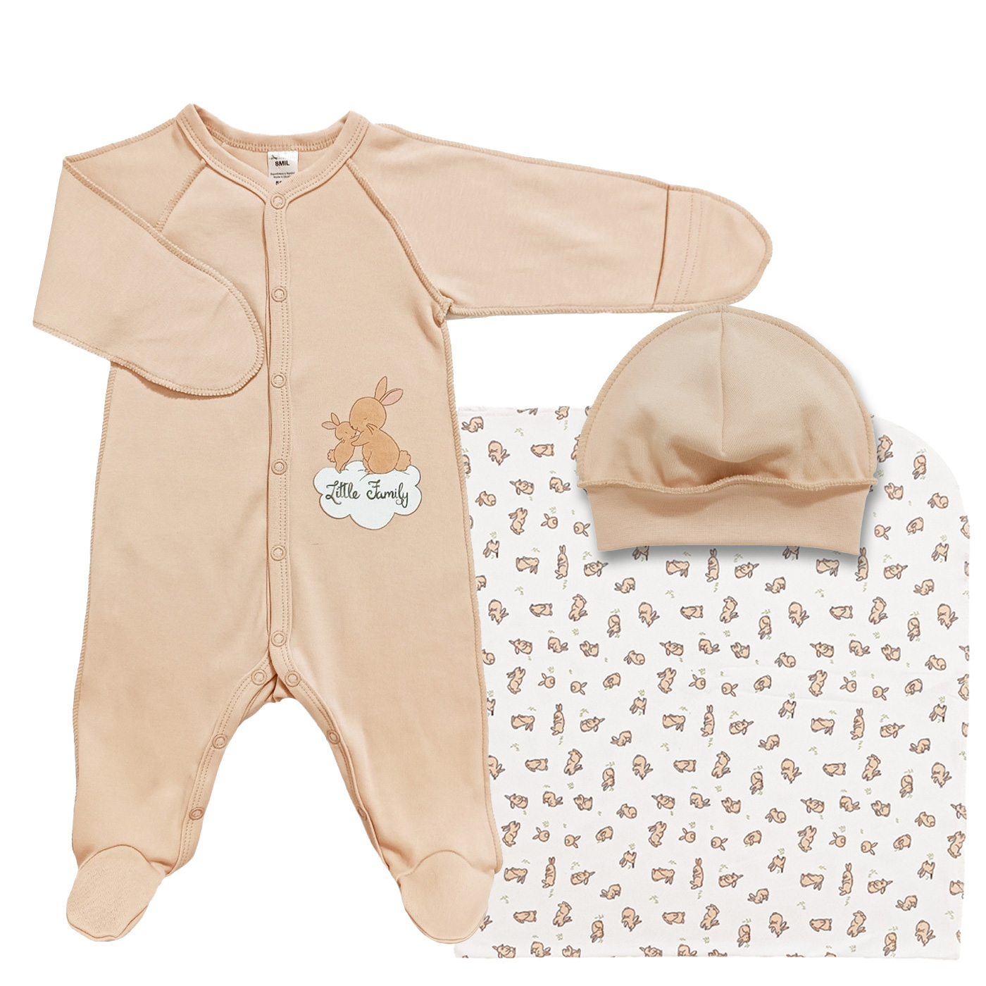 Комплект для новонародженого 3 ін. Зайчики (), Smil (Смил)