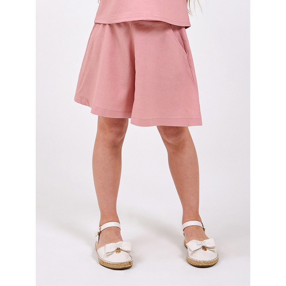 Дитячі літні шорти для дівчинки рожеві Smil 112504-1