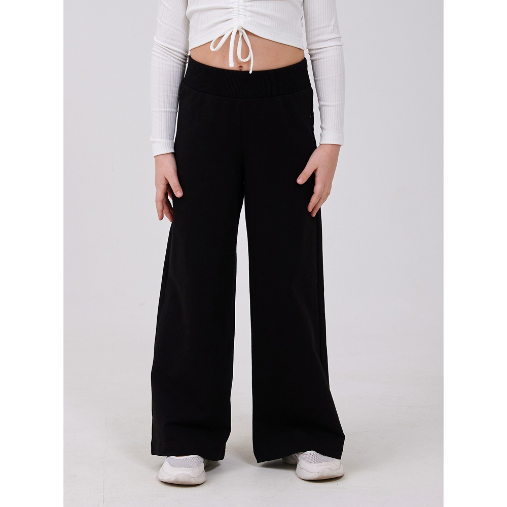 Брюки трикотажні для дівчинки (115693-1) чорні, Smil (Сміл)