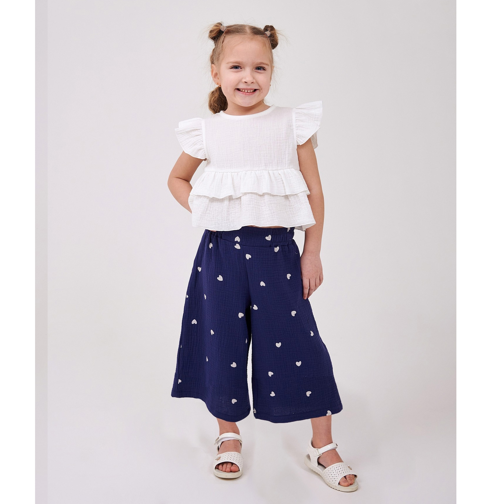 Дитячі літні штани для дівчинки Smil 115704-1