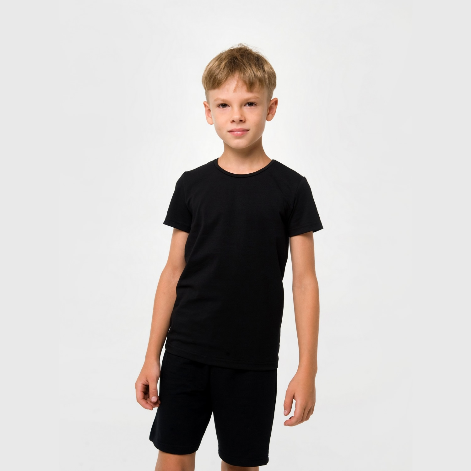 Дитяча футболка, чорна (110559, 110565, 110566), Smil (Смил)