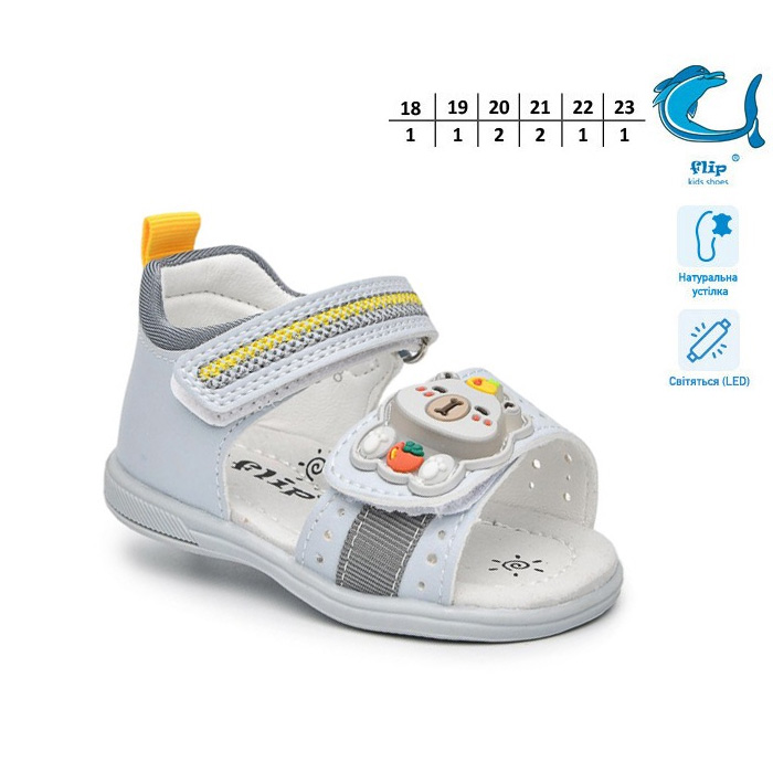 Дитячі босоніжки Flip 65050G