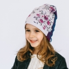 Детская демисезонная шапочка для девочки "Тюсо", DemboHouse (ДембоХаус)