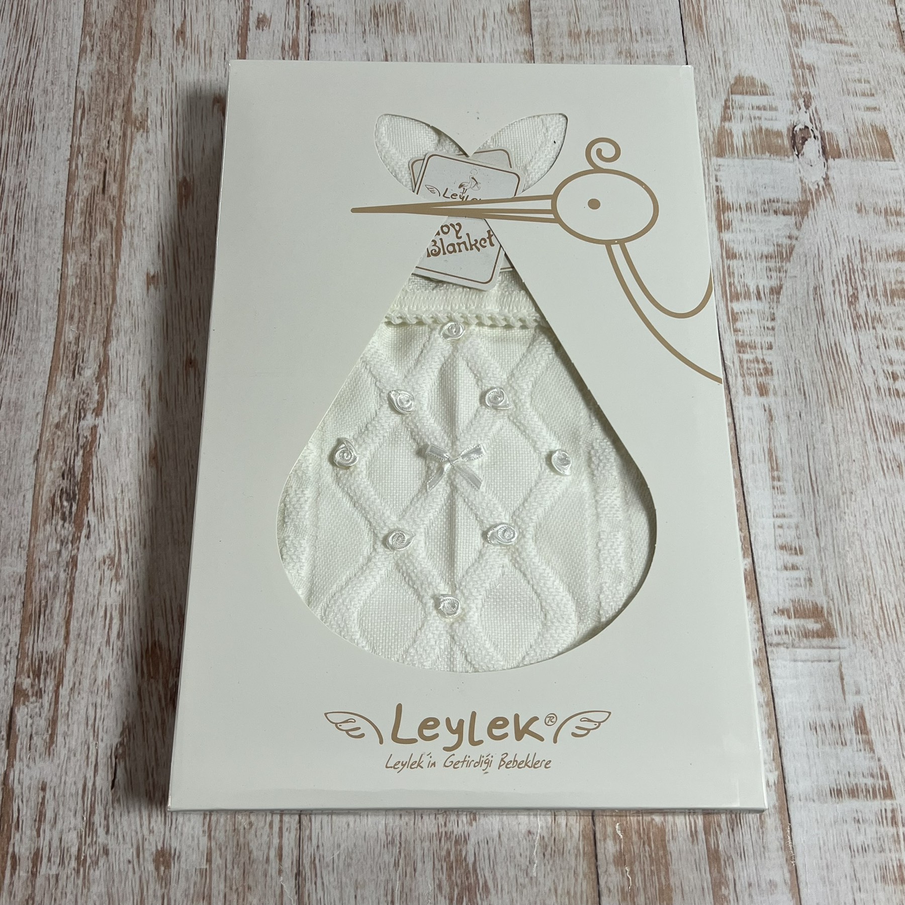 Дитячий плед молочний (4449), Leylek (Туреччина)