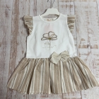 Дитяче літнє для дівчинки бежеве 4856, Baby Rose
