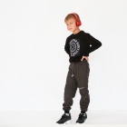 Спортивні штани для хлопчика, темно-сірі (12222), Wanex (Туреччина)
