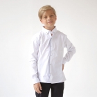 Рубашка для мальчика с длинным рукавом, белая (922355), Wanex (Турция)