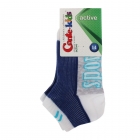 Детские хлопчатобумажные носки Active, синие (13С-34СП), Conte Kids