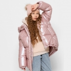 Зимняя куртка для девочки, розовая (DT-8320-15), X-Woyz