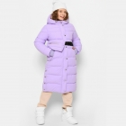 Зимнее пальто для девочки, сиреневое (DT-8328-23), X-Woyz