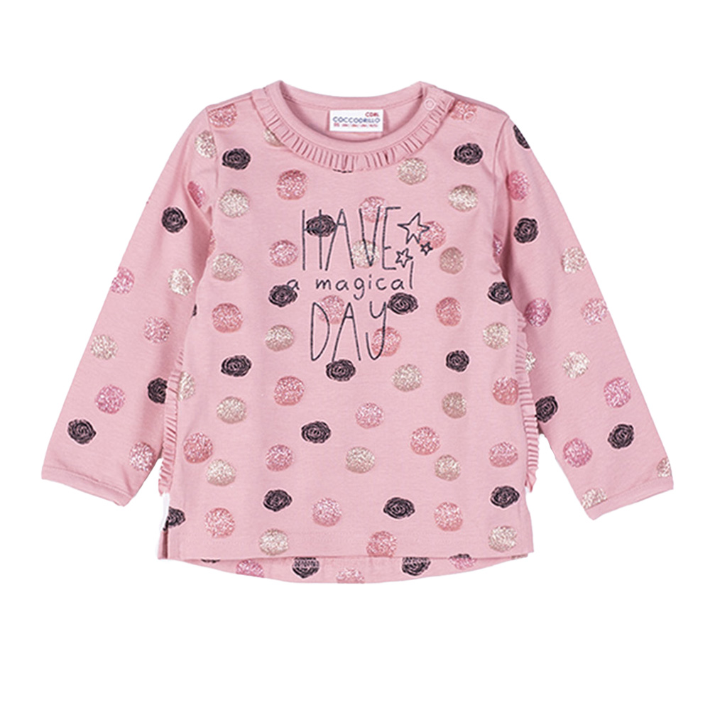 Розовый свитшот для девочки UNICORN (Z20143103UNI-007), Coccodrillo