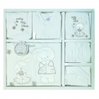 Комплект одежды на выписку для новорожденного, 10 предметов (506-20), Zipir